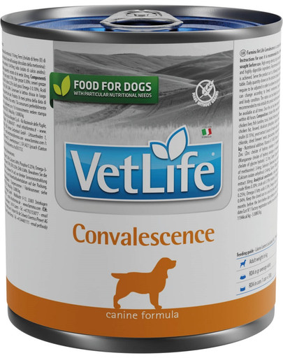 VetLife Convalescence dietetyczna karma w puszkach dla psów 300g