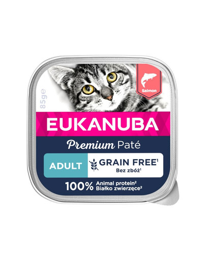EUKANUBA Grain Free Adult pasztet dla dorosłych kotów 85 g