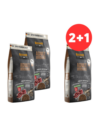 BELCANDO Adult Iberico & Rice M-XL 2 kg sucha karma dla psów ras średnich i dużych + 1 karma GRATIS