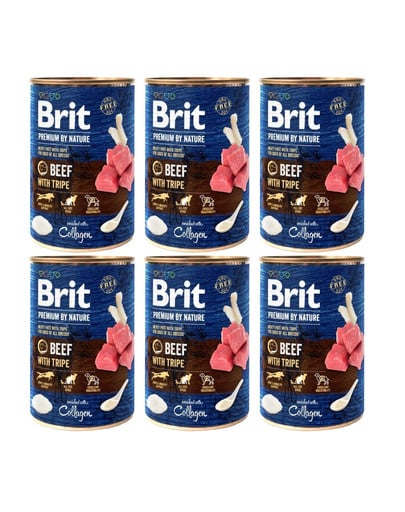 BRIT Premium by Nature puszka 6x400 g naturalna karma dla psa