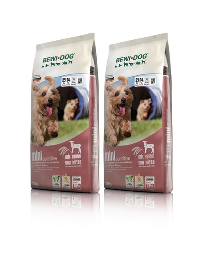 BEWI DOG Mini Sensitive 2 x 12,5 kg dla psów ras małych