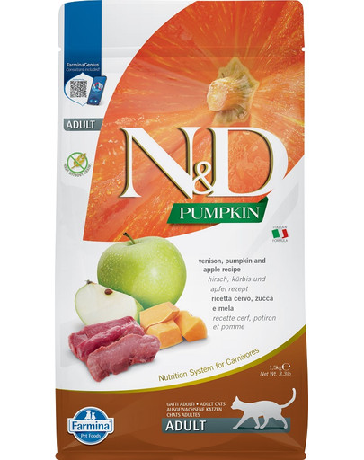 N&D Adult Pumpkin venison & apple 1,5 kg