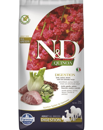 Dog Quinoa Digestion Lamb & Fennel 7 kg