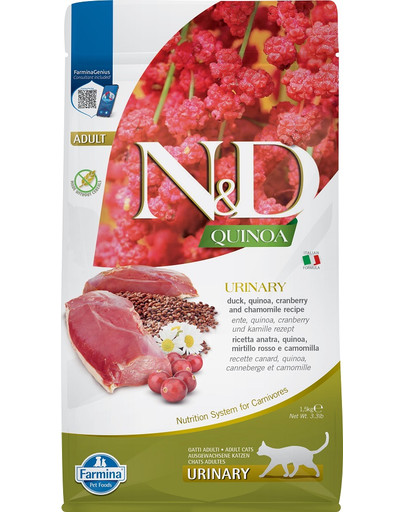 N&D Cat Quinoa Urinary Duck 1,5 kg