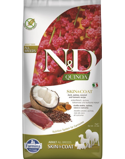 FARMINA N&D Dog Quinoa Skin & Coat Duck 7 kg