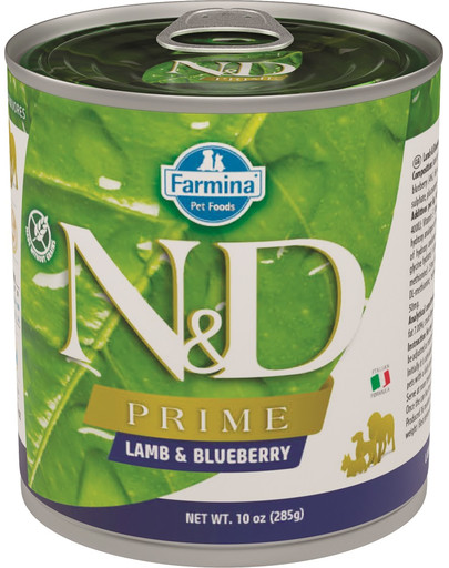 FARMINA N&D Prime Dog lamb & blueberry 285 g