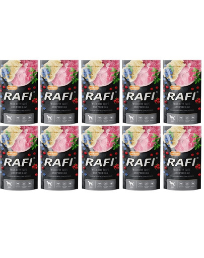 RAFI żołądki wołowe z szynką saszetka 10x500 g