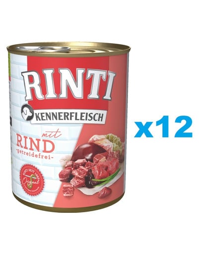 RINTI Kennerfleisch puszka dla psów 12x400 g