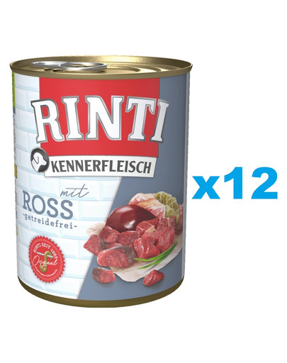 RINTI Kennerfleisch Horse konina 12x400 g