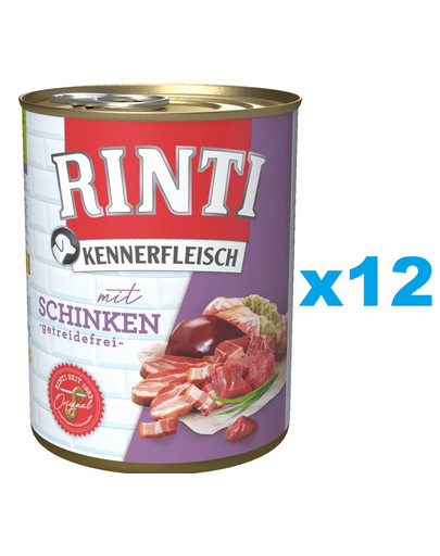 RINTI Kennerfleisch Ham z szynką 12x400 g