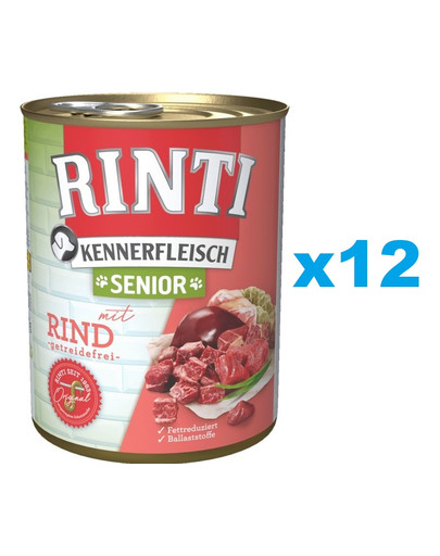 RINTI Kennerfleish Senior puszka 12x800 g dla starszych psów