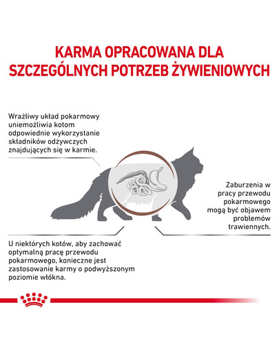 ROYAL CANIN Gastrointestinal Fibre Response 12x85 g karma w sosie dla kotów cierpiących na zakłaczenia i zaparcia