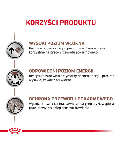 ROYAL CANIN Veterinary Gastrointestinal High Fibre pasztet 410 g pasztet dla psów z zaburzeniami trawienia