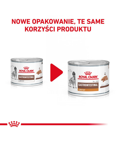 ROYAL CANIN Gastro Intestinal Low Fat Canine 200 g karma mokra o obniżonej zawartości tłuszczu dla psów z zaburzeniami zołądkowo-jelitowymi