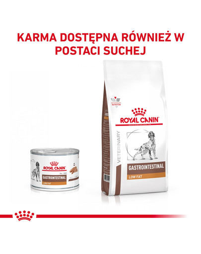 ROYAL CANIN Gastro Intestinal Low Fat Canine 200 g karma mokra o obniżonej zawartości tłuszczu dla psów z zaburzeniami zołądkowo-jelitowymi