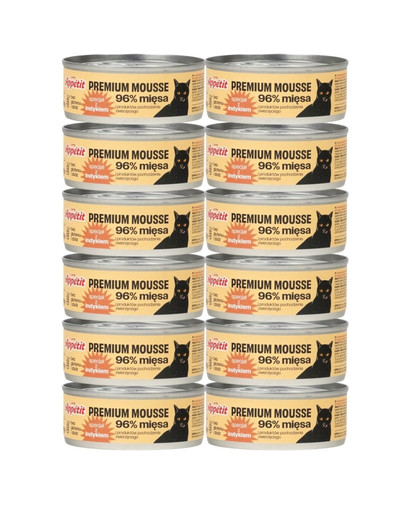 COMFY APPETIT PREMIUM Mousse z indykiem dla kota 12x85 g