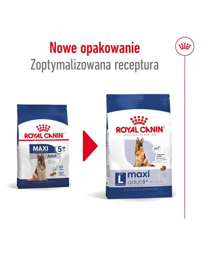 ROYAL CANIN Maxi Adult 5+ 15 kg karma sucha dla psów starszych, od 5 do 8 roku życia, ras dużych