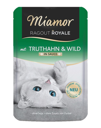 MIAMOR Ragout Royale in Sauce saszetka w sosie 6x100 g dla dorosłych kotów