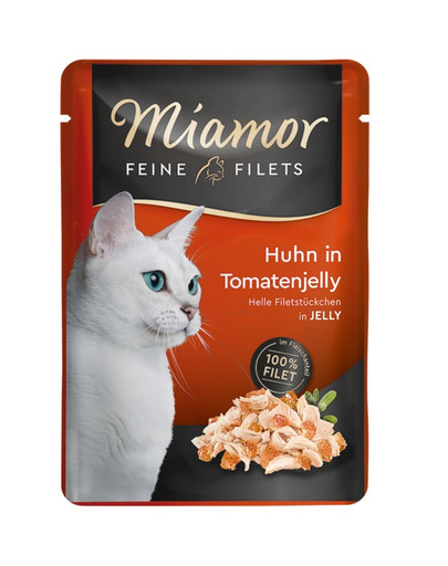 MIAMOR Feline Filets in Jelly saszetka w galaretce 12x100 g dla dorosłych kotów