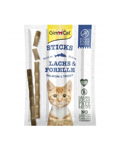 Sticks Salmon&Trout 4 szt. pałeczki z łososiem i pstrągiem