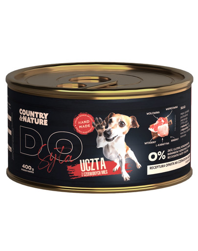 Uczta mięs czerwonych mokra karma dla psa 400 g