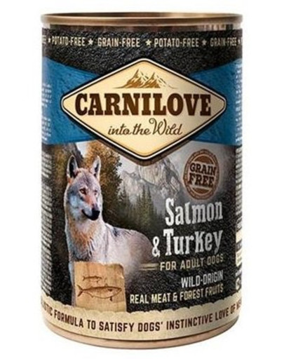 CARNILOVE Wild Meat 400 g bezzbożowa karma dla dorosłych psów