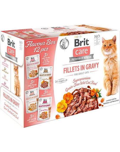 BRIT Care Fillets in Gravy saszetki w sosie dla kota 24 x 85 g