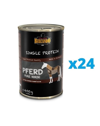 BELCANDO Single Protein 24x400 g monobiałkowa karma dla psa