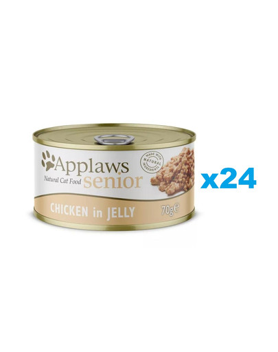 APPLAWS Cat Senior Chicken in Jelly kurczak w galaretce dla starszych kotów 24x70 g