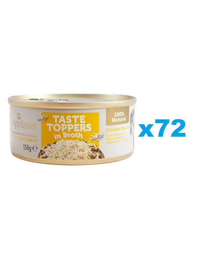 APPLAWS Taste Toppers Pierś z kurczaka w bulionie 72x156 g