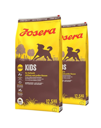 JOSERA Kids 2x12,5kg dla młodych psów ras średnich i dużych