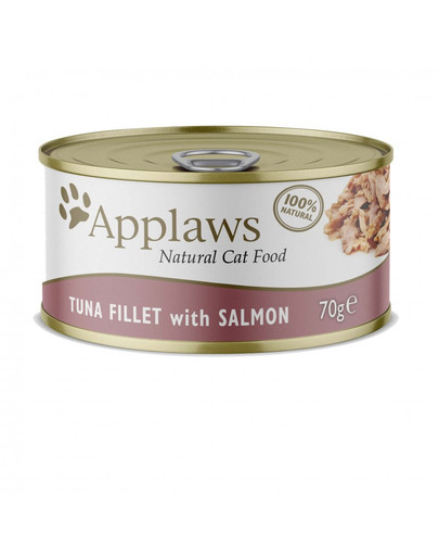 APPLAWS Cat Adult Tuna with Salmon in Broth tuńczyk z łososiem w bulionie 70 g