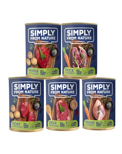 mix 6 smakow karmy simply from nature