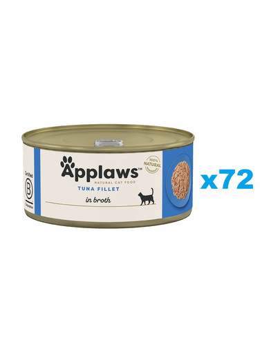 APPLAWS Cat Adult in Broth puszka w bulionie 72x70 g dla dorosłych kotów