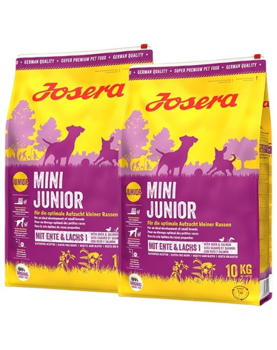 JOSERA Mini Junior 2x10kg dla szczeniąt ras małych