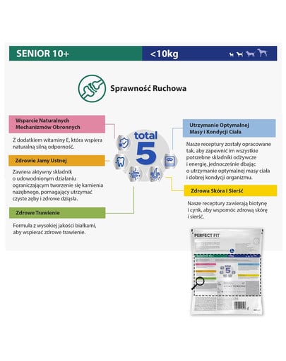 PERFECT FIT Senior bogaty w kurczaka 825 g