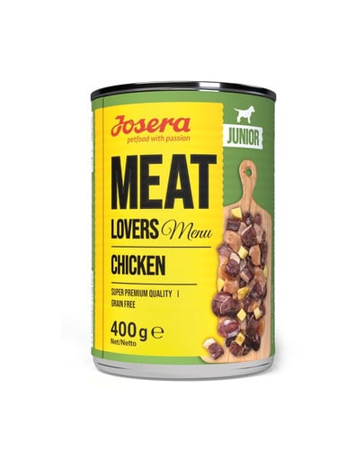 JOSERA Meat Lovers Junior Menu dla szczeniąt 400g