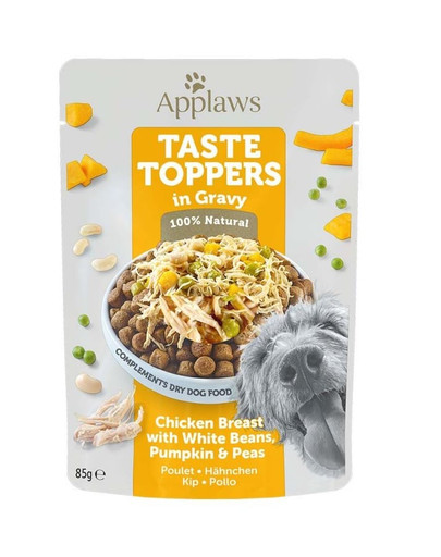 APPLAWS Taste Toppers in Gravy bezzbożowe saszetki dla psów w sosie 85 g