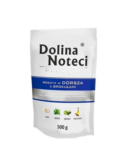 DOLINA NOTECI Premium Bogata W Dorsza Z Brokułami 10 x 500 g