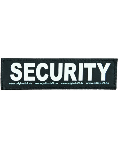 Julius-K9 velcro stickers. l. security