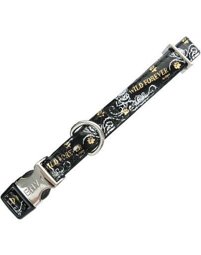 Envy obroża regulowana wild forever 10 mm czarna