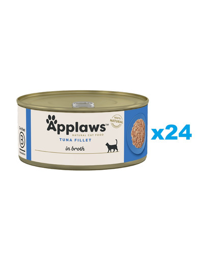APPLAWS Cat Adult in Broth puszka w bulionie 24x70 g dla dorosłych kotów