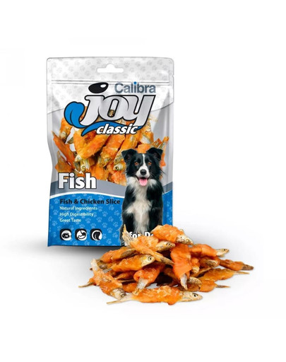 Dog Joy Classic Fish & Chicken Slice 80 g ryba owinięta w kurczaka