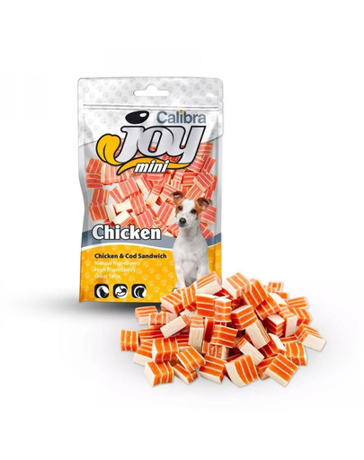 Dog Joy Mini Chicken&Cod Sandwich 70 g małe kanapki z kurczakiem i dorszem