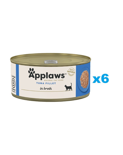 APPLAWS Cat Adult in Broth puszka w bulionie 6x70 g dla dorosłych kotów