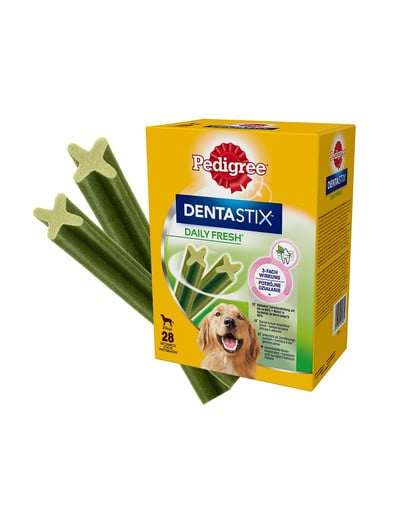 PEDIGREE DentaStix Daily Fresh przysmaki o smaku kurczaka, dla psów dużych ras 4x270g