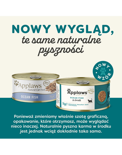 APPLAWS Cat Adult in Broth puszka w bulionie 72x70 g dla dorosłych kotów