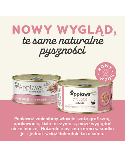 APPLAWS Cat Adult in Broth puszka w bulionie 72x70 g dla dorosłych kotów