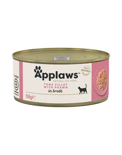 APPLAWS Cat Adult Tuna with Prawn in Broth tuńczyk i krewetki w bulionie 156 g