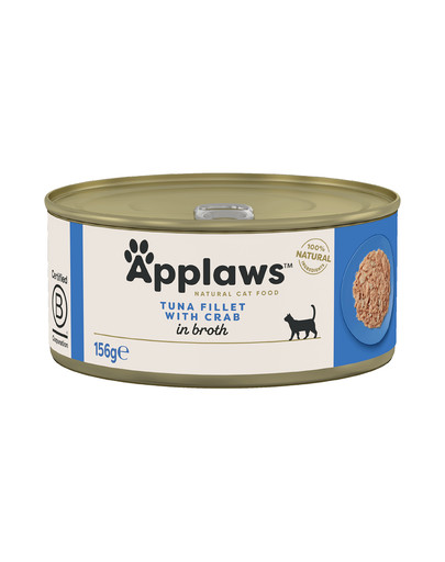 APPLAWS Cat Adult Tuna with Crab in Broth tuńczyk i krab w bulionie 156 g
